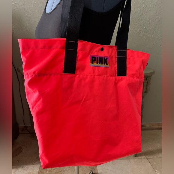 PINK Victoria's Secret Handbags - Pink Victoria’s Secret Large Tote Color Pink